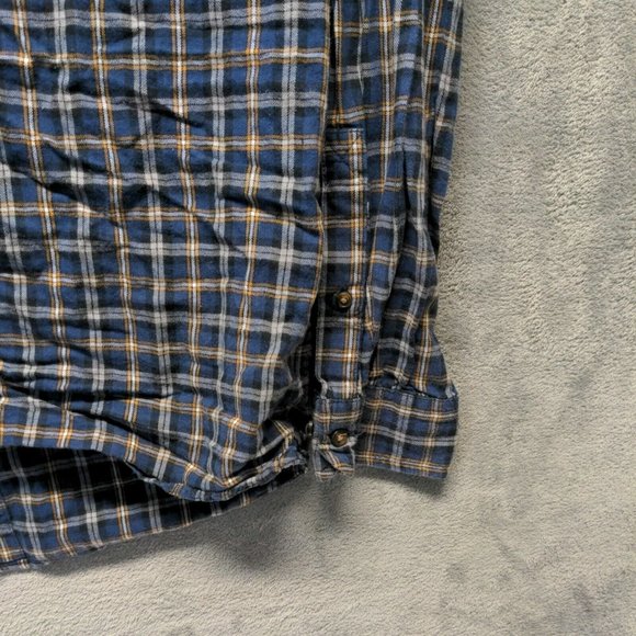 🍑GOODFELLOW Men Shirt Fall Button-Up Pocket Casual Plaid MEDIUM - Picture 11 of 11